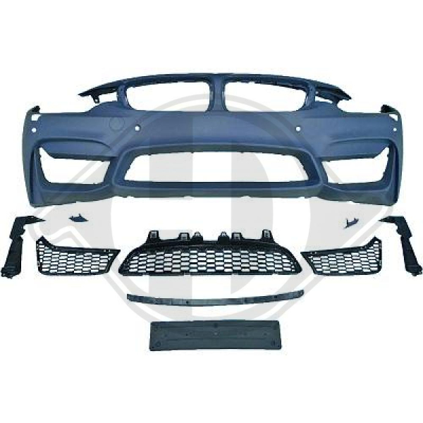 Front Stoßstange vorne passend für BMW 4er F32 F33 F36 13-21 1245450 mit ABE