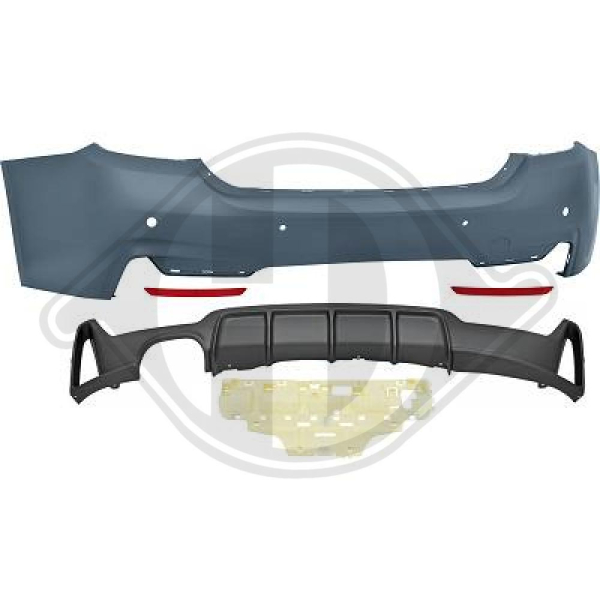 Heck Stoßstange hinten passend für BMW 4er F36 13-17 1245556 mit ABE