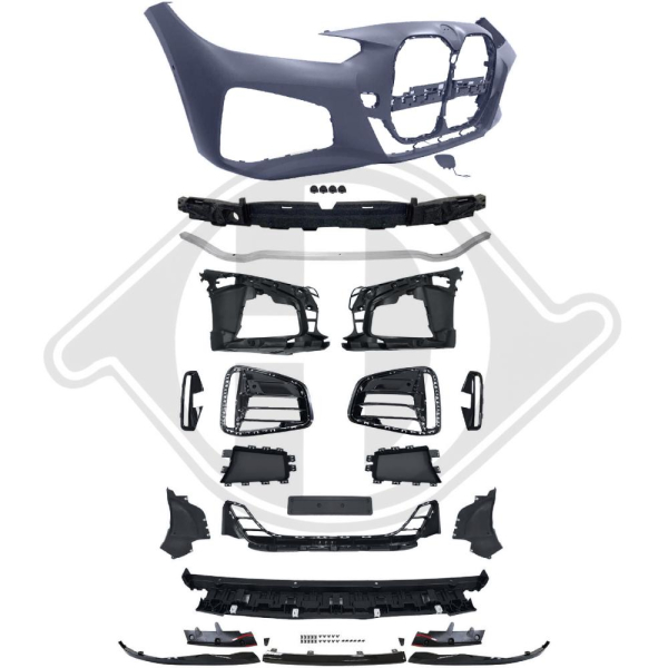Front Stoßstange vorne passend für BMW 4er G22 G23 21- 1246251 mit ABE