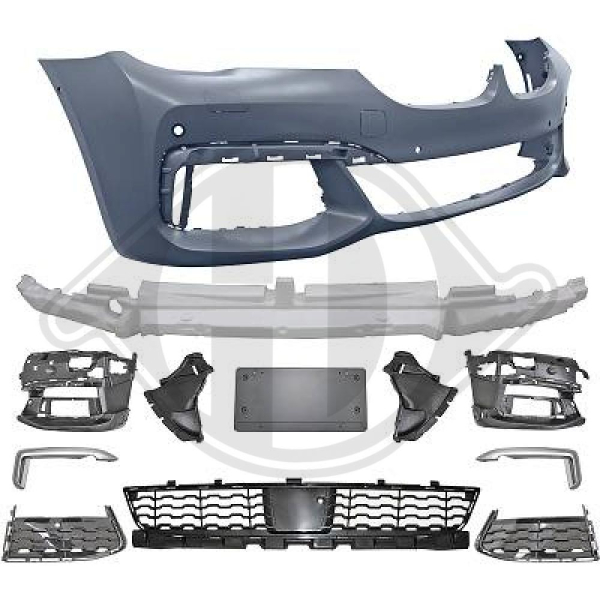 Front Stoßstange vorne passend für BMW 7er G11 15-19 1260351 mit ABE