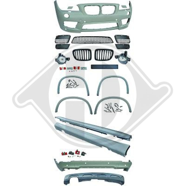 Bodykit passend für BMW X1 E84 09-12 1265450 ohne ABE
