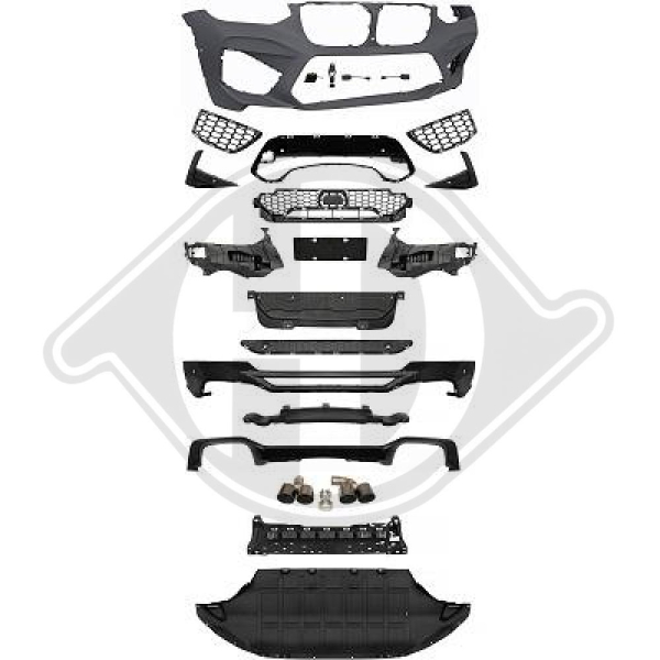 Bodykit passend für BMW X4 G02 18-22 1277550 ohne ABE