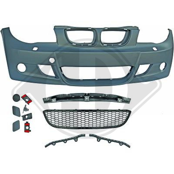 Front Stoßstange vorne passend für BMW 1er E87 04-11 1280650 mit ABE