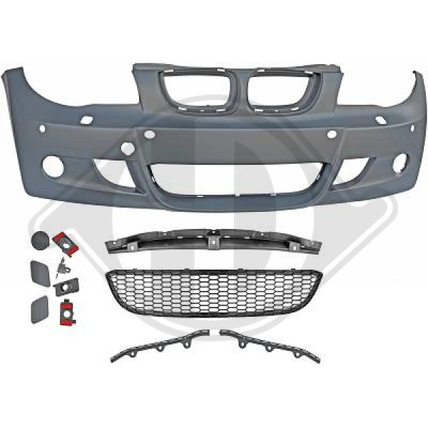 Front Stoßstange vorne passend für BMW 1er E87 04-11 1280651 mit ABE