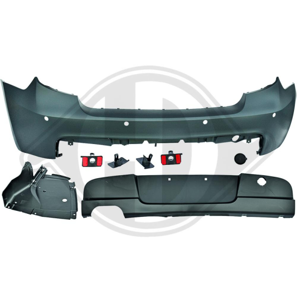 Heck Stoßstange hinten passend für BMW 1er E87 E81 04-11 1280656 mit ABE