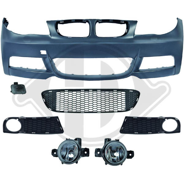 Front Stoßstange vorne passend für BMW 1er E82 E88 07-13 1280850 mit ABE