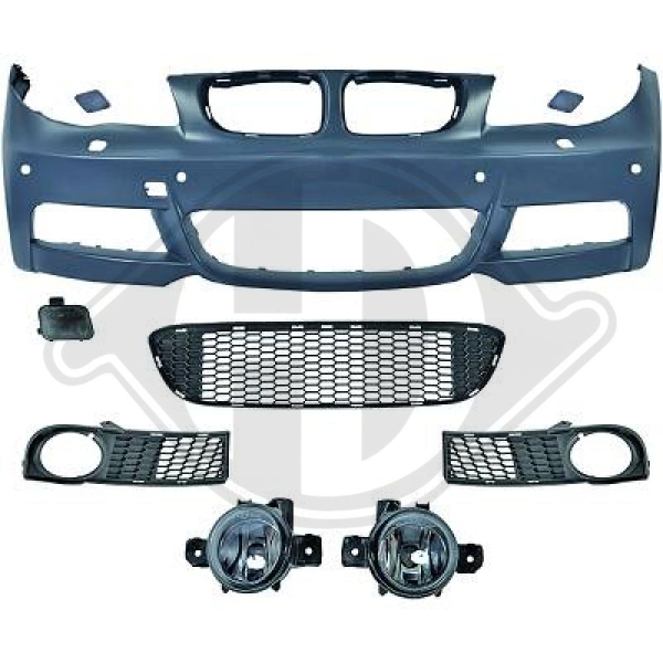 Front Stoßstange vorne passend für BMW 1er E82 E88 07-13 1280851 mit ABE