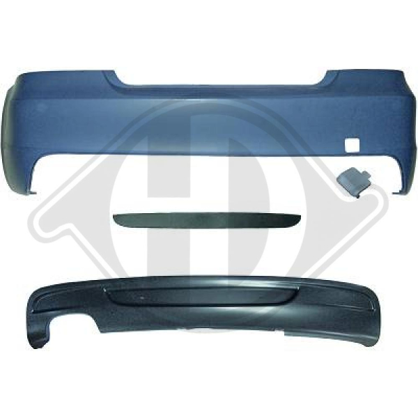 Heck Stoßstange hinten passend für BMW 1er E82 E88 07-13 1280855 mit ABE