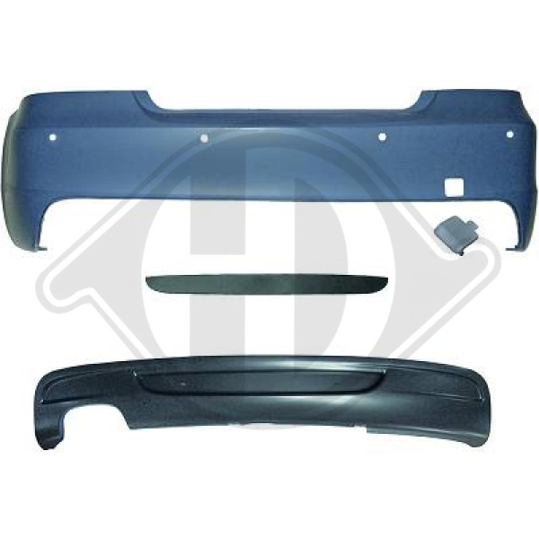 Heck Stoßstange hinten passend für BMW 1er E82 E88 07-13 1280856 mit ABE