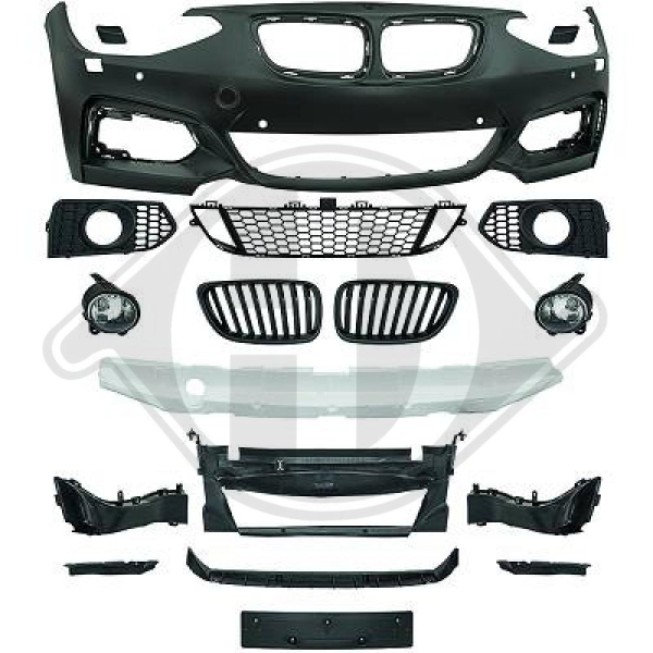 Front Stoßstange vorne passend für BMW 1er F20 F21 11-15 1281450 mit ABE