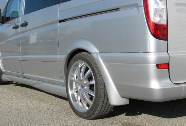 Kotflügelverbreiterungen passend für Mercedes Vito/Viano W639 03-10