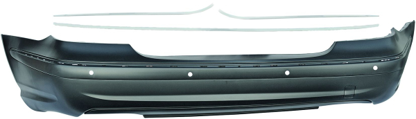 Heck Stoßstange hinten passend für Mercedes E-Klasse W211 06-09 mit PDC 1615356 mit ABE