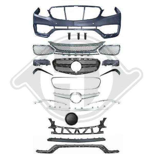 Front Stoßstange vorne passend für Mercedes E-Klasse W213 13-16 1617550 mit ABE