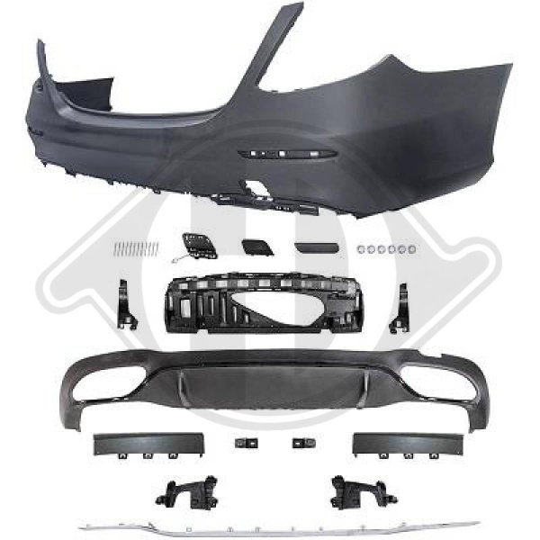 Heck Stoßstange hinten passend für Mercedes E-Klasse W213 16-20 1618355 mit ABE