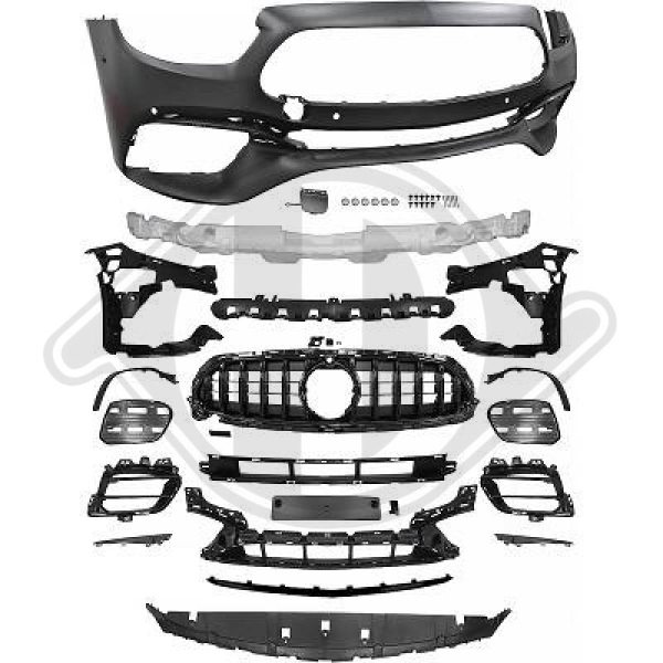 Front Stoßstange vorne passend für Mercedes E-Klasse W213 20-23 1618751 mit ABE