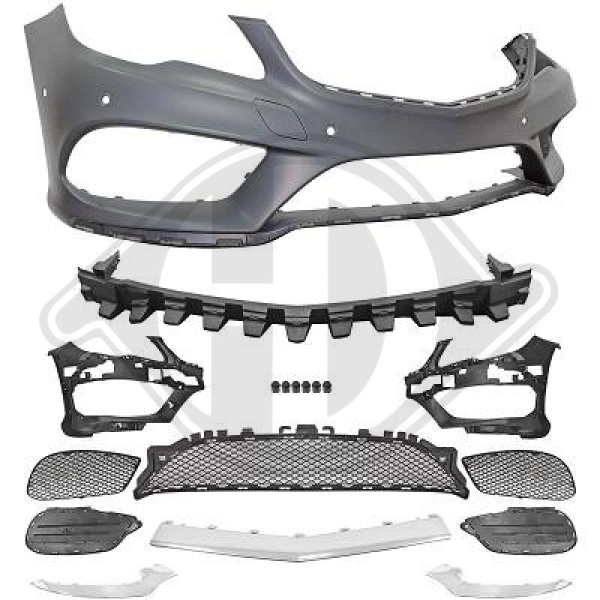 Front Stoßstange vorne passend für Mercedes E-Klasse Coupe C207 13-16 1627450 mit ABE