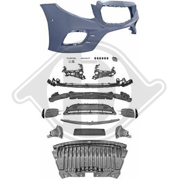 Front Stoßstange vorne passend für Mercedes E-Klasse Coupe C238 16-20 1627651 mit ABE