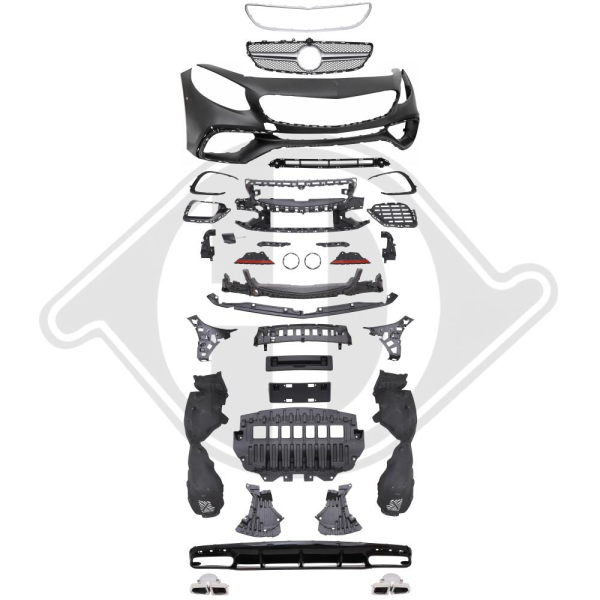 Bodykit passend für Mercedes S-Klasse Coupe C217 14-20 1650350 ohne ABE