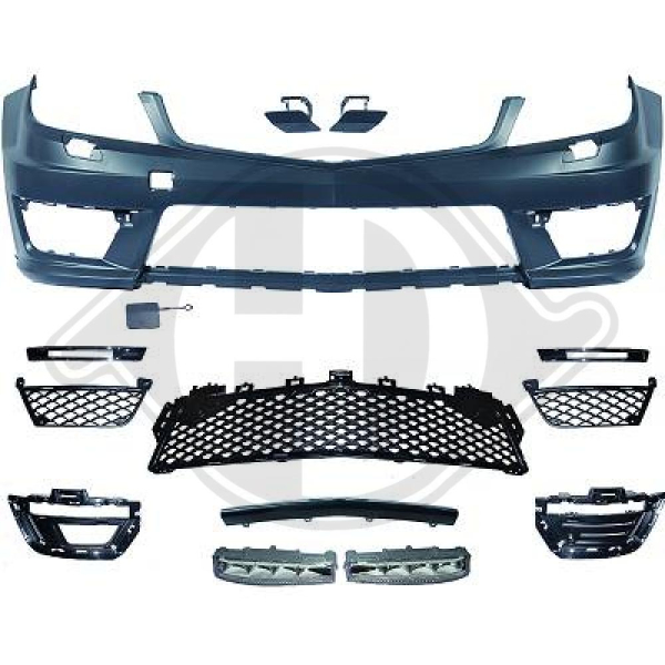 Front Stoßstange vorne passend für Mercedes C-Klasse W204 11-14 1672850 mit ABE