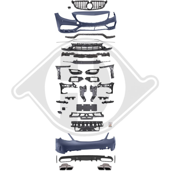 Bodykit passend für Mercedes C-Klasse W205 14-18 1673652 ohne ABE