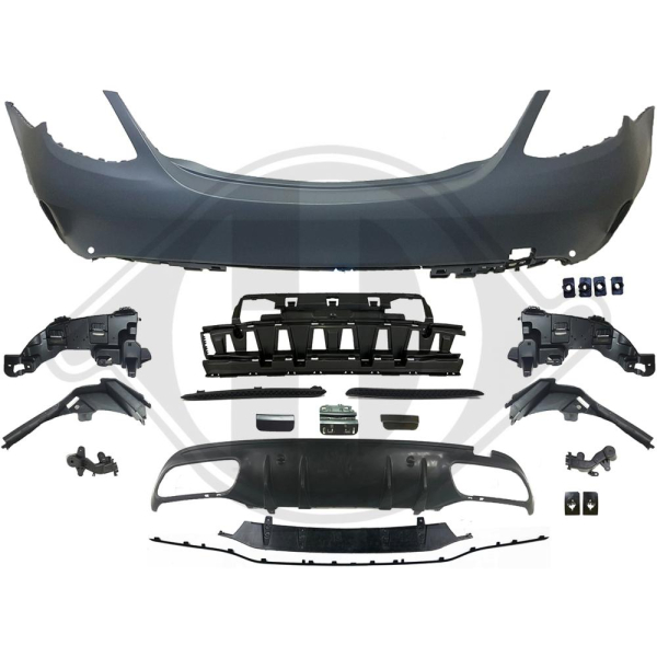 Heck Stoßstange hinten passend für Mercedes C-Klasse W205 14-21 1673756 mit ABE