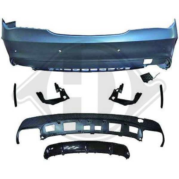 Heck Stoßstange hinten passend für Mercedes CLA C117 13-19 1682457 mit ABE