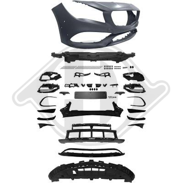 Front Stoßstange vorne passend für Mercedes CLA C117 13-19 1682550 mit ABE