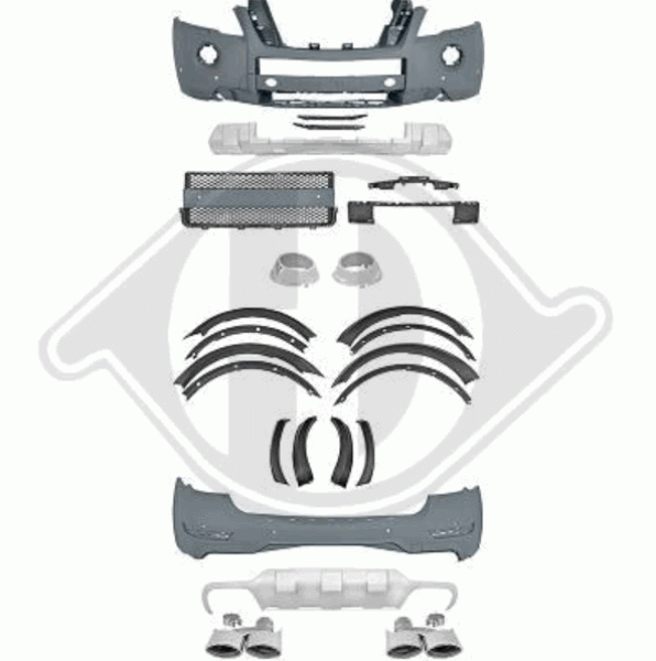 Bodykit für Mercedes M-Klasse ML W164 08-11