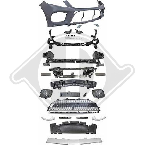 Front Stoßstange vorne passend für Mercedes GLE C292 14-19 1692350 mit ABE
