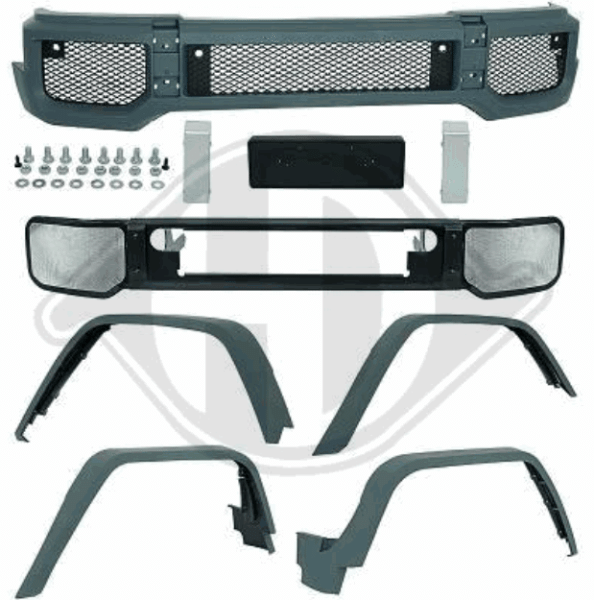 Front Stoßstange vorne passend für Mercedes G-Klasse W463 97-14 1695450 mit ABE