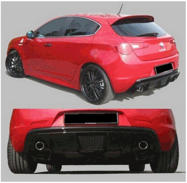 Heckdiffusor Diffusor Ansatz Duplex passend für Alfa Giulietta