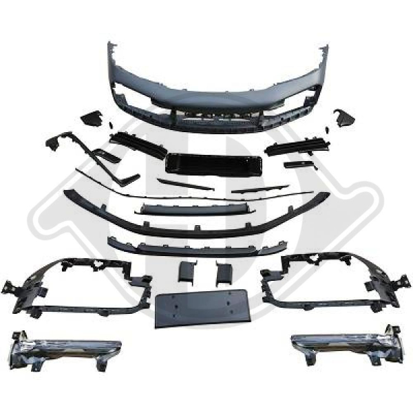 Front Stoßstange vorne in Sport Optik passend für Porsche 911 992 19- 2006250 mit ABE