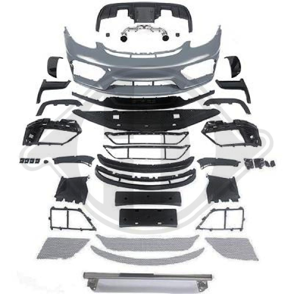 Bodykit in Sport Optik passend für Porsche Boxster 982 18-23 2010250 mit ABE