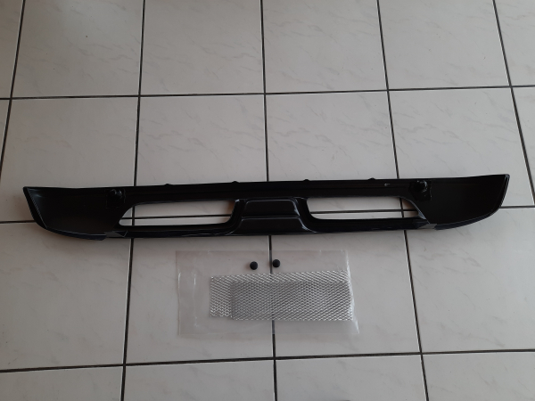 Heckdiffusor passend für Smart fortwo 451 Coupe Cabrio 03/2007-2015 in GLANZ SCHWARZ