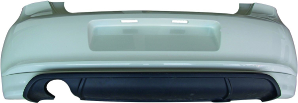Heck Stoßstange hinten in Sport Optik passend für VW Polo 6R 6C 09-17 nicht R 2207355 mit ABE