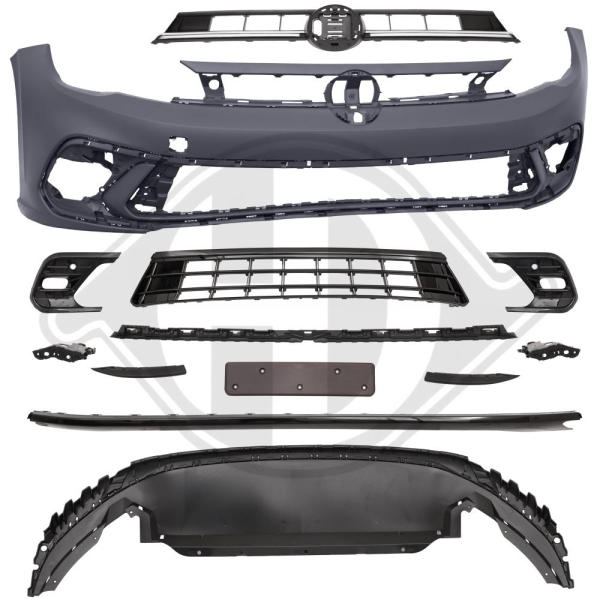 Front Stoßstange vorne in Sport Optik passend für VW Polo AW 21- nicht R 2209351 mit ABE