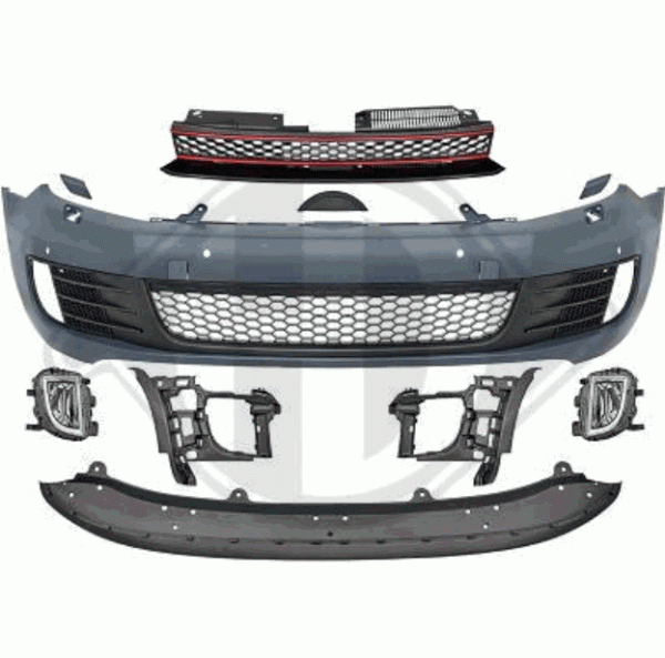 Front Stoßstange vorne in Sport Optik passend für VW Golf 6 nicht GTI 2215450 mit ABE