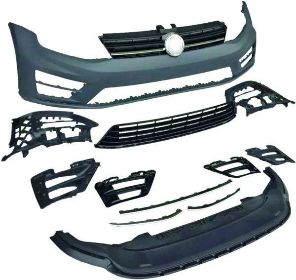 Front Stoßstange vorne in Sport Optik passend für VW Golf 7 12-17 nicht R20 2216450 mit ABE