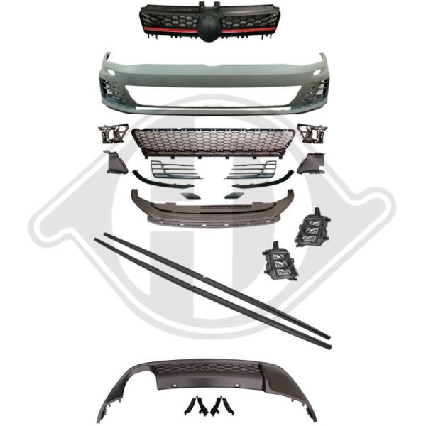 Bodykit in Sport Optik passend für VW Golf 7 12-17 nicht GTI 2216550 ohne ABE