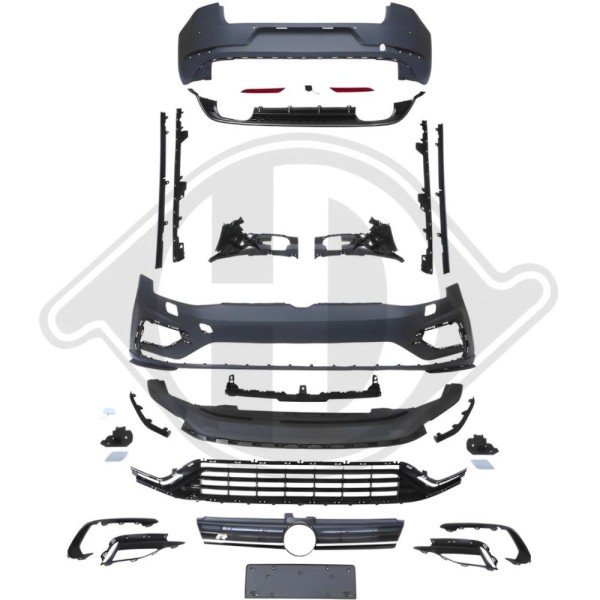 Bodykit in Facelift Optik passend für VW Golf 7 12-17 nicht R 2216950 ohne ABE
