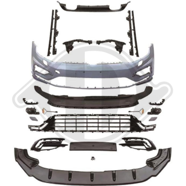 Bodykit in Sport Optik passend für VW Golf 7 17-20 nicht R 2216952 ohne ABE