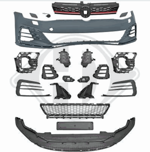 Front Stoßstange vorne in Sport Optik passend für VW Golf 7 17-20 nicht GTI 2217350 mit ABE