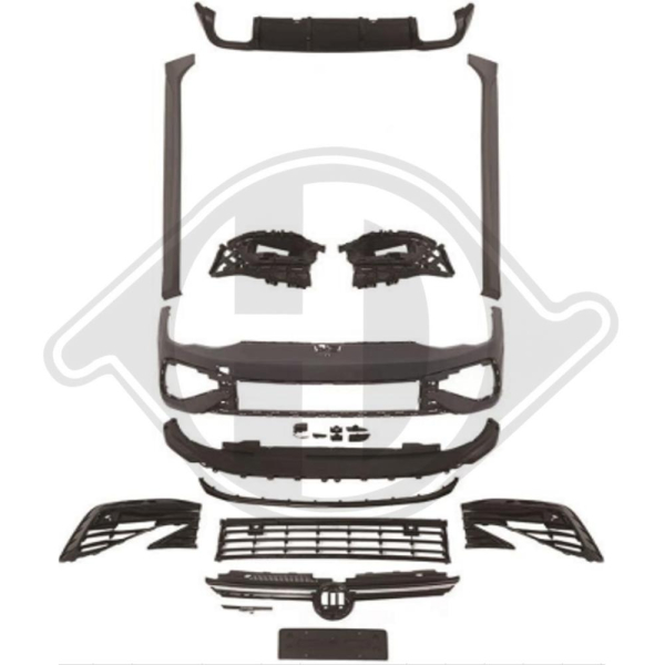 Bodykit in Sport Optik passend für VW Golf 8 19-24 nicht R 2218250 ohne ABE