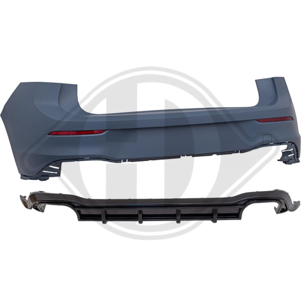 Heck Stoßstange hinten in Sport Optik passend für VW Golf 8 19- nicht R 2218359 ohne ABE