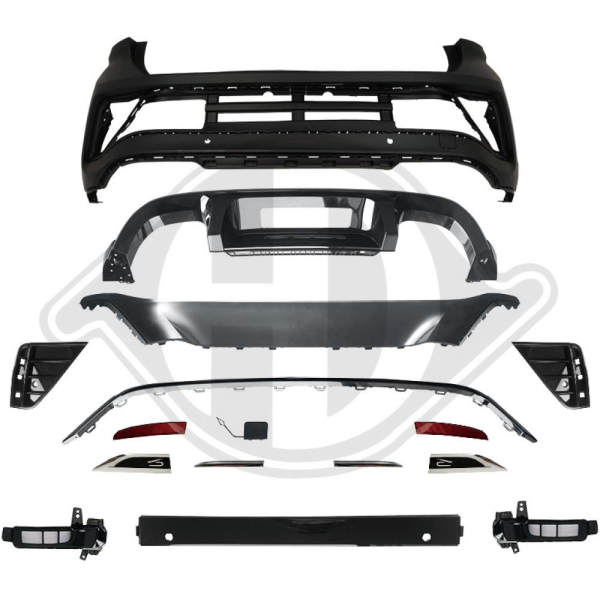 Heck Stoßstange hinten in Sport Optik passend für VW T-Roc nicht R 18-21 2240255 ohne ABE