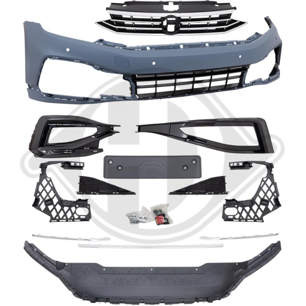 Front Stoßstange vorne in Sport Optik passend für VW Passat 19-23 2249350 mit ABE
