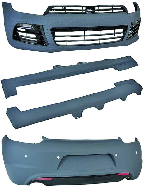 Bodykit in Sport Optik passend für VW Scirocco PDC 08-14 nicht R 2251450 mit ABE