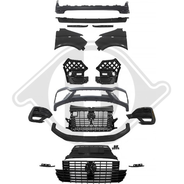 Bodykit in T6.1 Optik passend für VW T6 15-19 2274351 ohne ABE