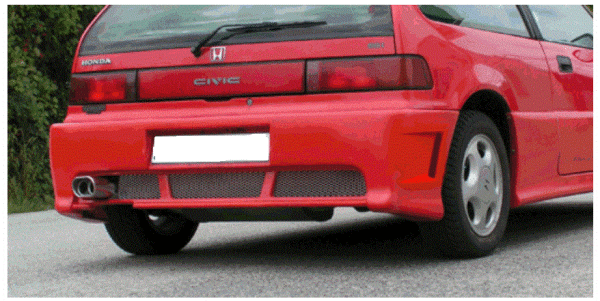 Heck Stoßstange hinten Heckschürze clean passend für Honda Civic ED 6/7