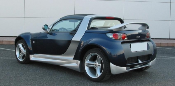Heckdiffusor Diffusor Ansatz Heckschürzenansatz passend für Smart Roadster & Coupe